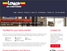 Tablet Screenshot of lowenac.com